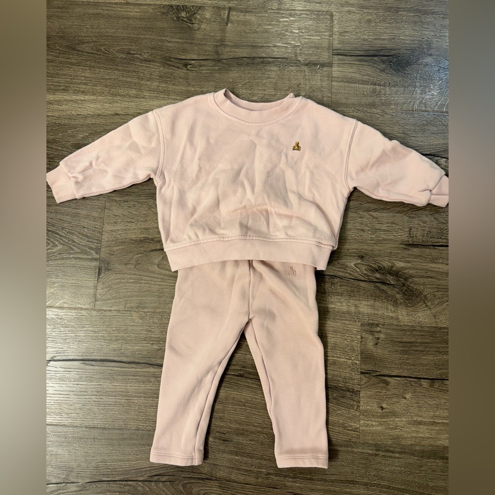 Pink Baby GAP 18-24 months Sweatshirt and Pants Set